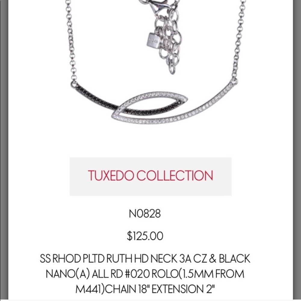 Elle Tuxedo Necklace - Picture 4 of 9